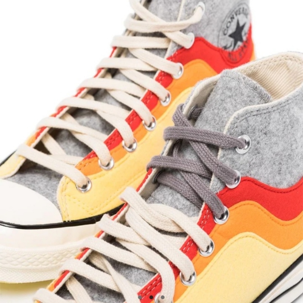Converse High Top Multi Color Sneakers New